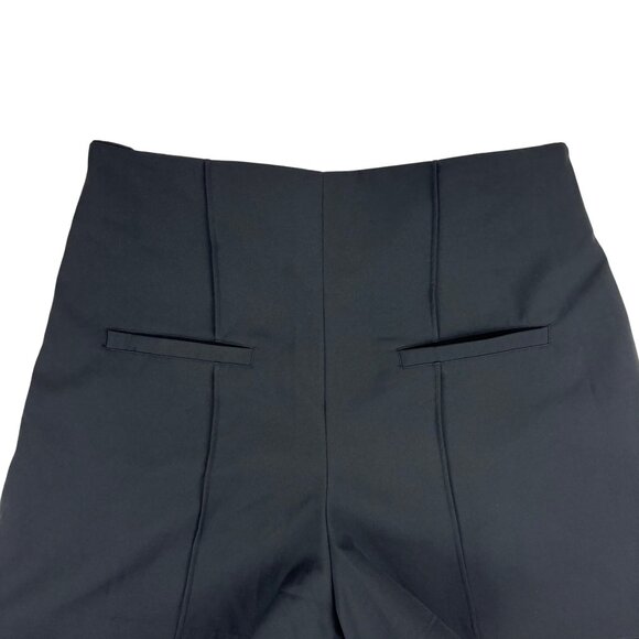 Quinn Tailored Shorts Womens Size Medium Black Mid-Rise Pin Up Style - Picture 9 of 10